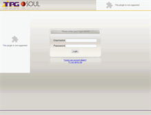 Tablet Screenshot of customerportal.tpg.com.au