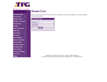 Tablet Screenshot of domainemail.tpg.com.au