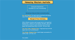 Desktop Screenshot of homestaywa.tpg.com.au