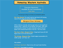 Tablet Screenshot of homestaywa.tpg.com.au